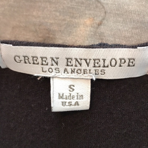 Green Envelope Los Angeles Black Lace Top Size Small​​​ - Picture 3 of 4